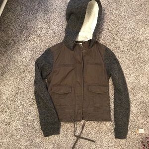 Sherpa zip up jacket